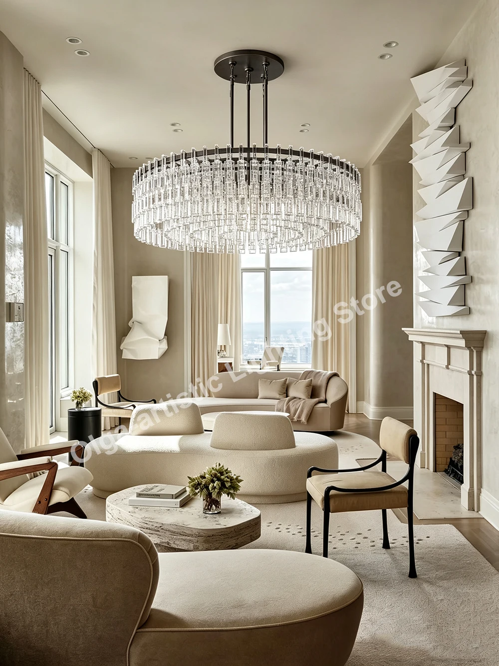 Luxury Lifestyle Hotel - 2026 Crystal Life Luxury Pendant Lights