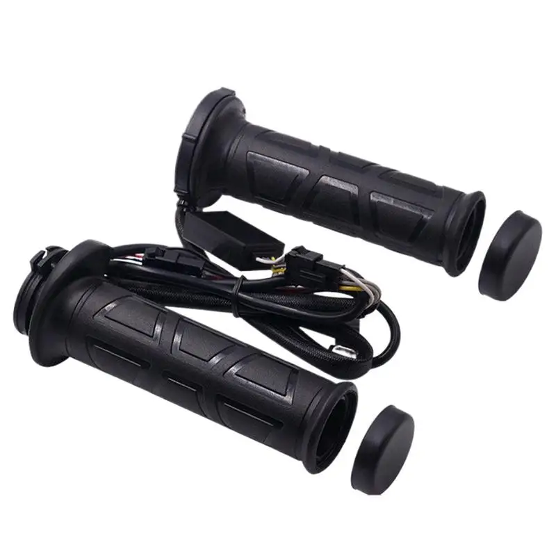 

Motorcycle Heated Handle Electric Handlebar Heater 12V Warm Heated Grips Waterproof Winter Handlebar Grip Motorcycle Supplies