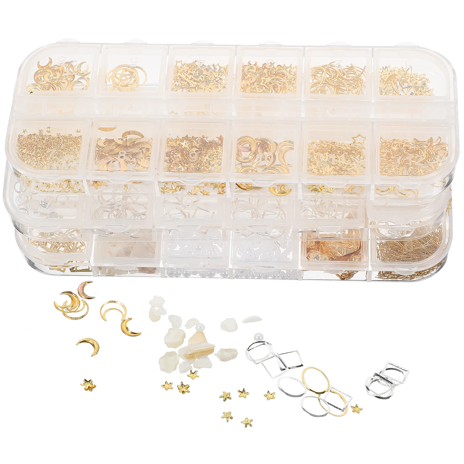 

3 Boxes Resin Fillers Handmade Epoxy Supplies DIY Accessories Alloy Inclusions Jewelry Making Projects Phone Charms Bracelet