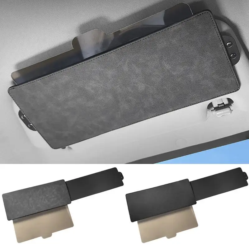 Car Sun Visor Extender Anti Glare Sunshade Extension Board Shield Blocker Front Side Window Shade Sun Visor Extender
