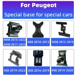 Car Mobile Phone Holder Fixed GPS Navigation Mount Dedicated Bracket Base For Peugeot 408 3008 4008 308 5008 508 Car Accessories