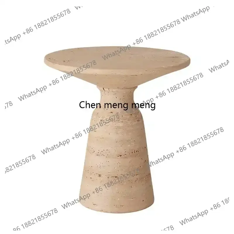 

D182Nordic cave stone edge sofa light luxury modern simple villa hotel model room coffee table marble customization