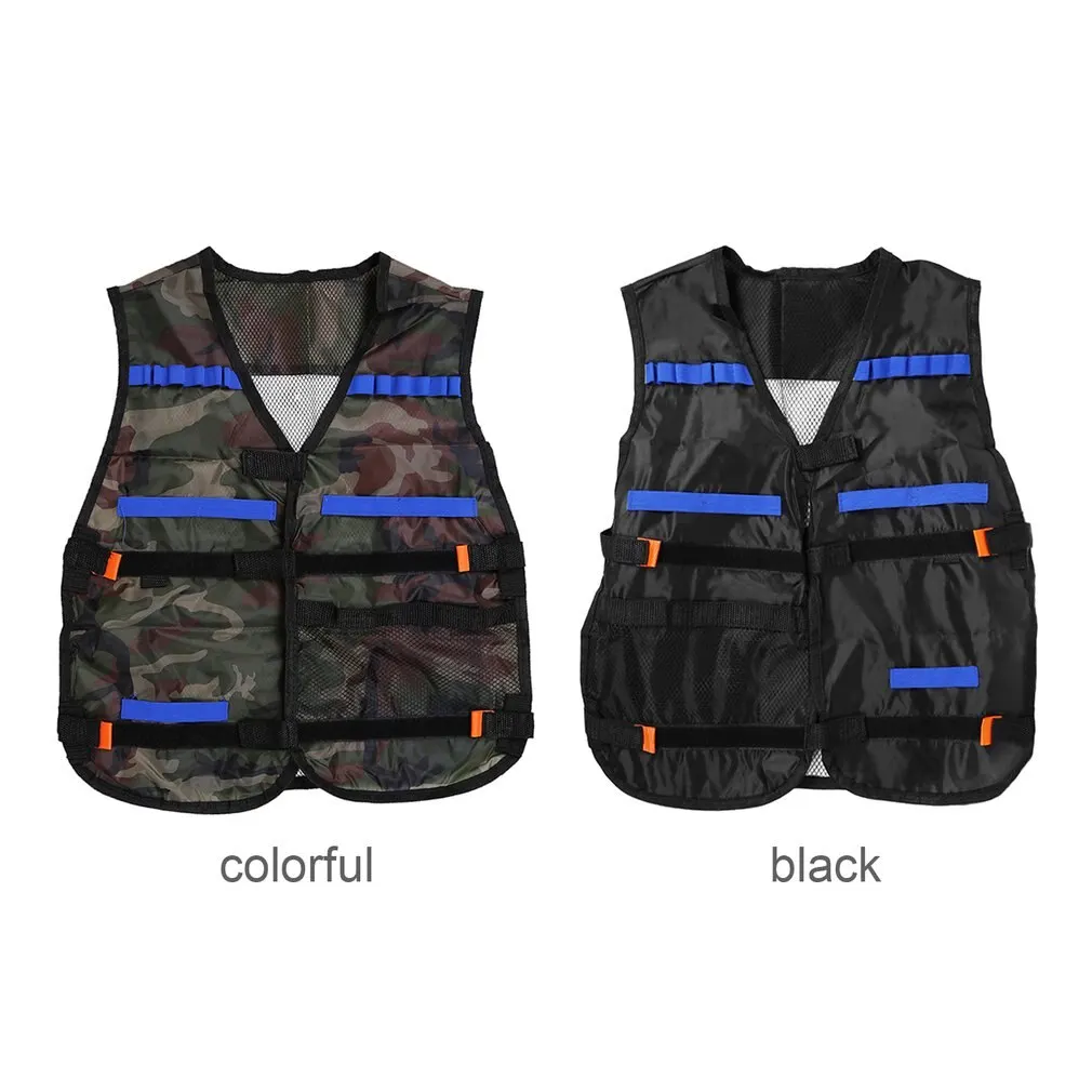 Hot Security ยุทธวิธีชุดกลางแจ้งยุทธวิธีปรับชุด N-Strike Elite เกมการล่าสัตว์เสื้อกั๊ก 54*43 ซม.Dropshipping ขายส่ง
