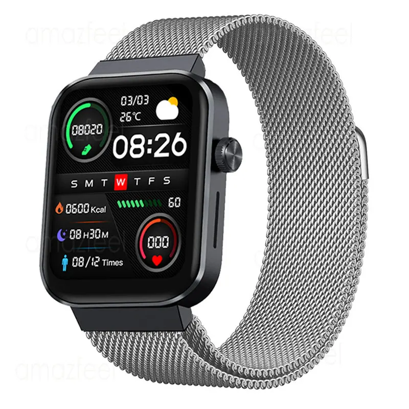 الفولاذ المقاوم للصدأ حزام ل ميبرو T1 ساعة ذكية اكسسوارات المعادن المغناطيسي أساور ل Mibro C2/X1/A1/لايت/اللون/الهواء المعصم الفرقة