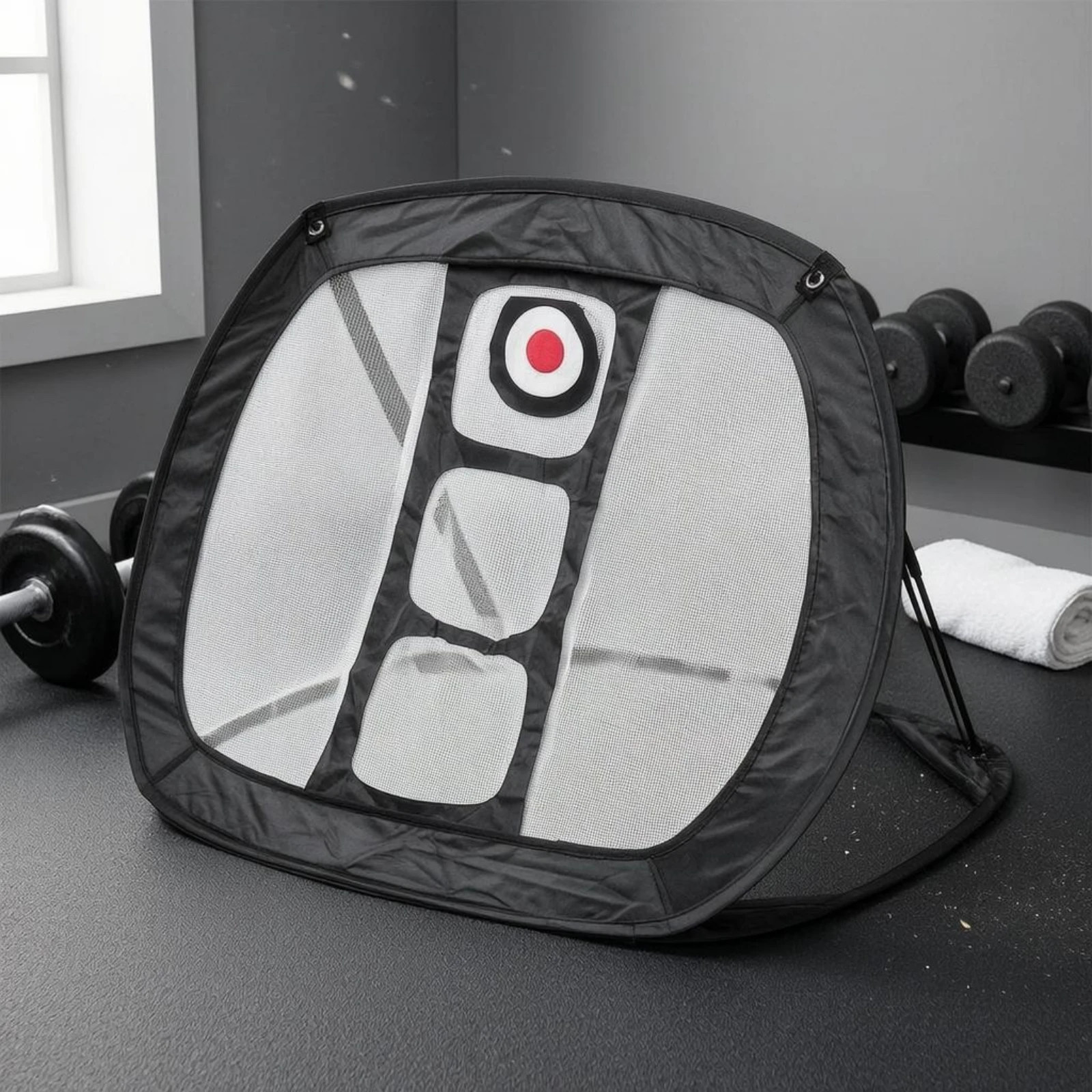 Indoor Golf Chipping Net Square Frame Golf Chipping Target System Sports Gear Mesh for Golfers