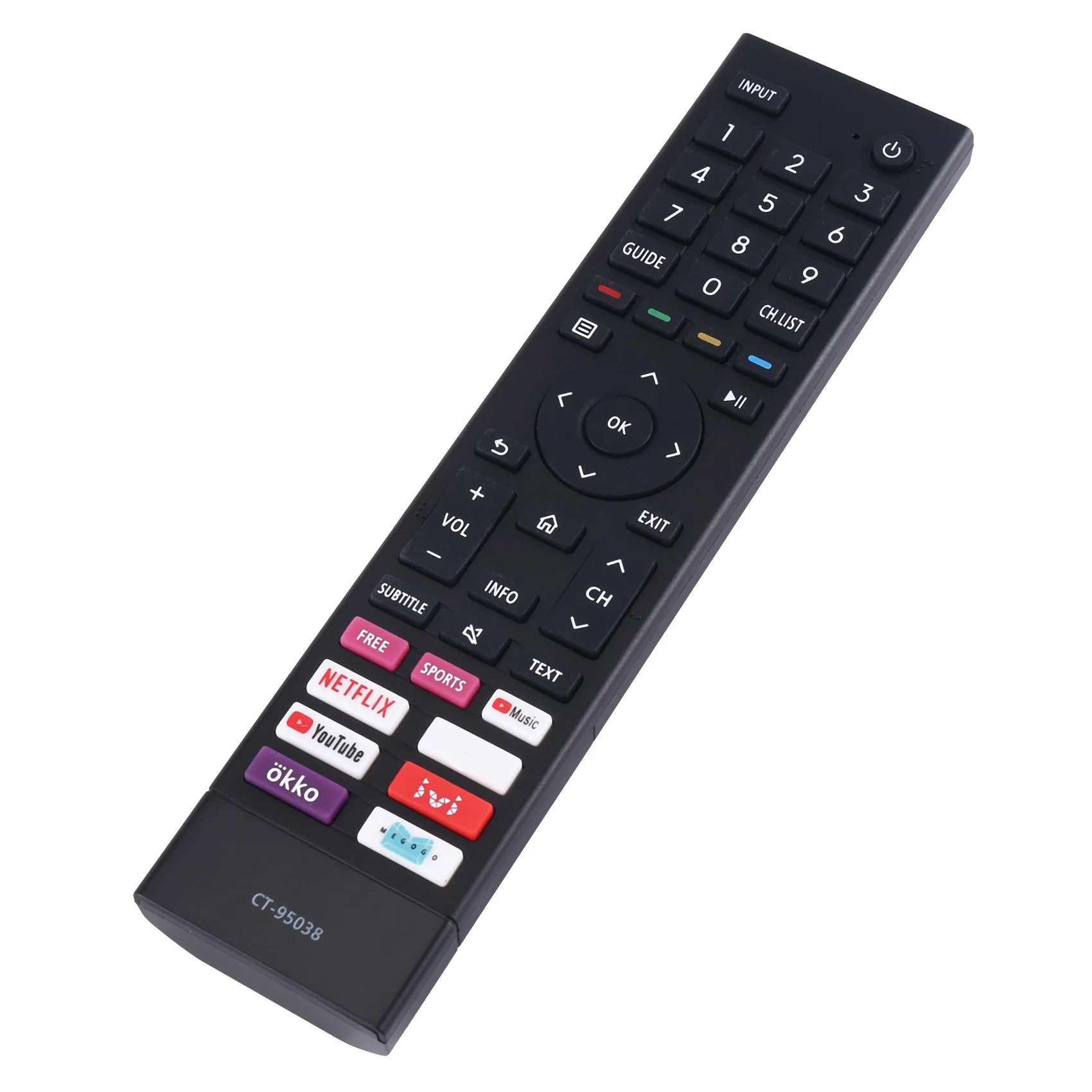 Replacement Remote Control CT-95038 for Toshiba TV Remote Control