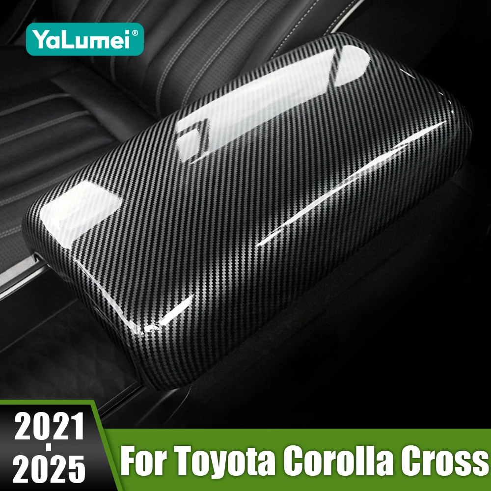 Für Toyota Corolla Cross XG10 Hybrid 2021 2022 2023 2024 2025 Auto Mittelkonsole Armlehne Aufbewahrungsbox Deckel Staubschutzgehäuse