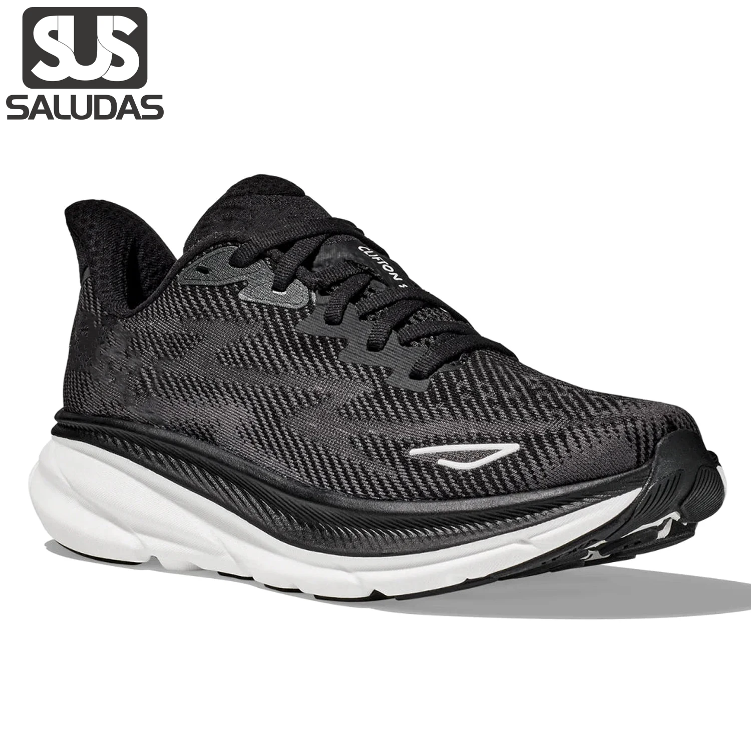 SALUDAS Original Running Shoes Men and Women Road Marathon Running Shoe Thick-Soled Elastic Outdoor Casual Walking Sneakers