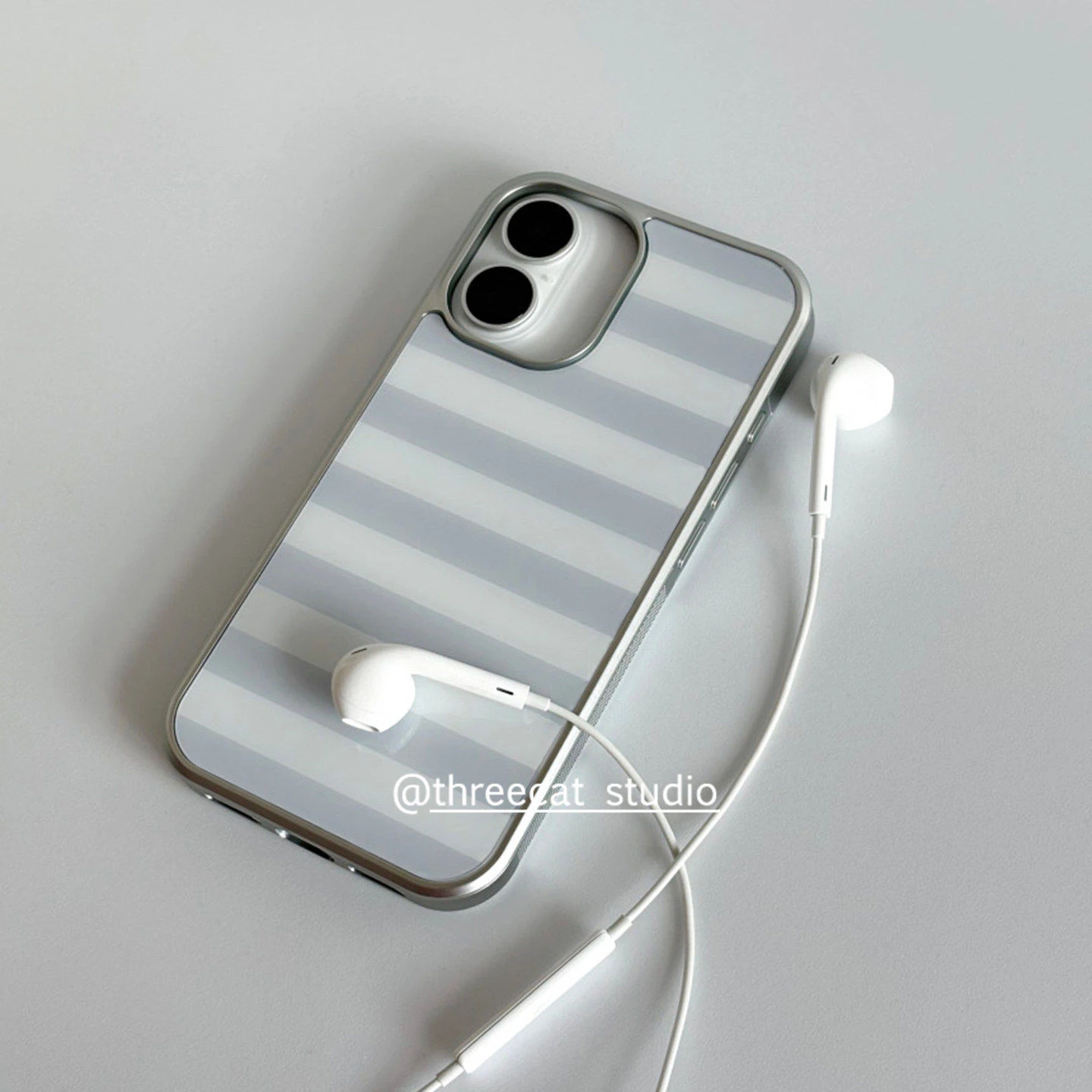 Phone Cases Xr Iphone - グレーのストライプ柄iPhoneケース iPhone 17A 16E 15 14