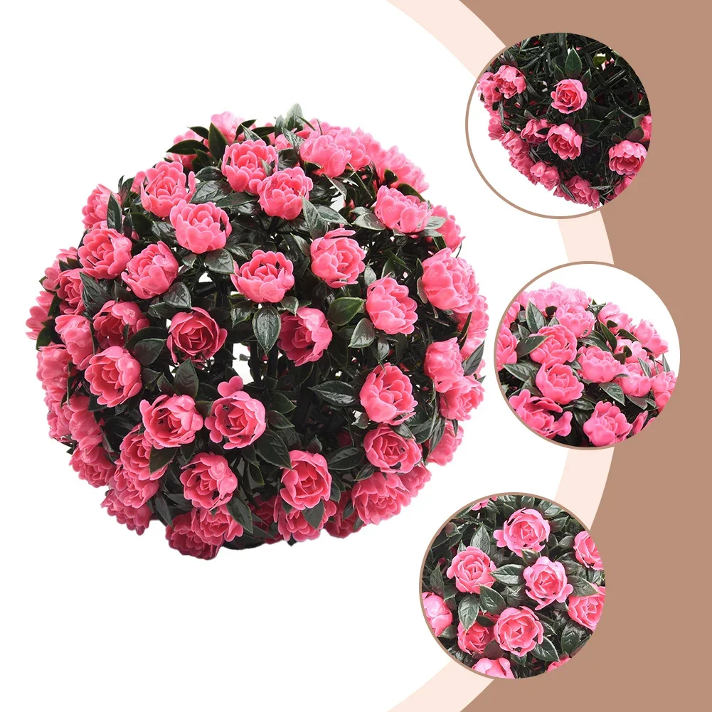 

Delicate and Attractive Rose Flower Balls Topiary Enhance Your Home or Party Decor Perfect for Birthdays and Special Occasions