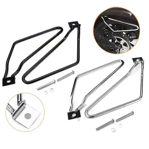 오토바이 액세서리 박스 사이드 행 그랩 바 Harley IRON 883 1200 FORTY EIGHT X48 2014-2022 용 레트로 가방 브래킷 장착