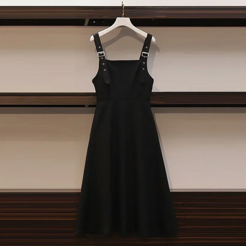 Neue 2025, Frau Set Frühling und Herbst Solide Anzug Frauen Mode Hemd + Kleid Weibliche Zwei-stück