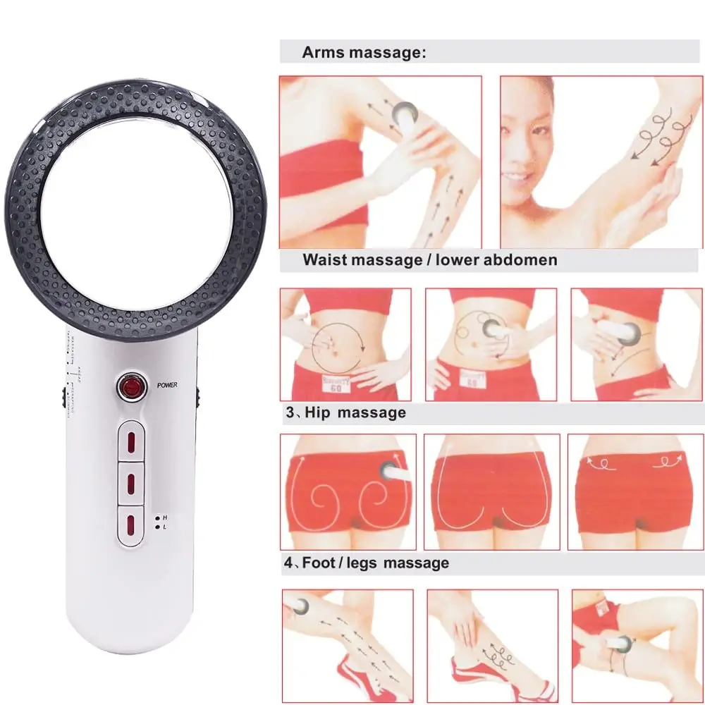 3 in 1 Slimming Beauty Apparatus EMS Infrared Ultrasonic Massager Slimming Fat Burning Facial Lifting Fat Burning Machine