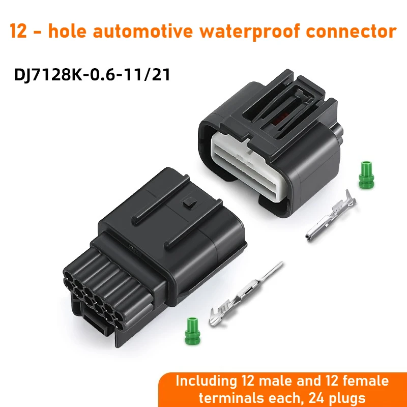 DJ7128K-0.6-11/21 Connettore impermeabile automobilistico 12p 7282 (7283) -4038-30 Spina radar