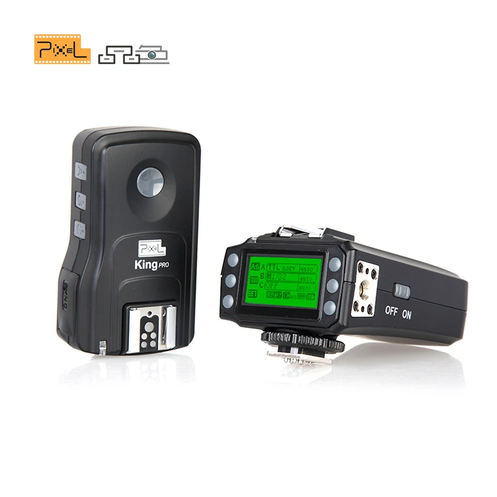 Pixel King Pro Draadloze Radio Flash Ttl Trigger En Ontvanger Voor Nikon Sony Dslr Camera High Speed Flash