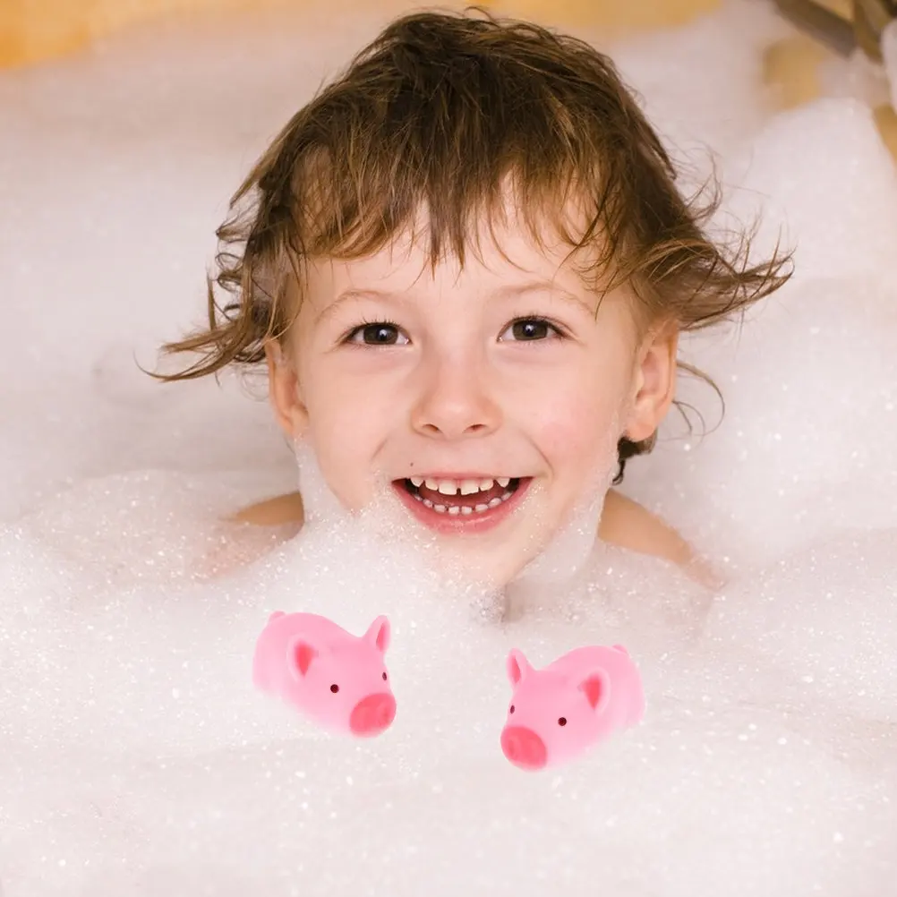 

Набор из 12 резиновых свинок для ванны: пищащие, безопасные, нетоксичные игрушки для купания малышей, подарок для игр в воде