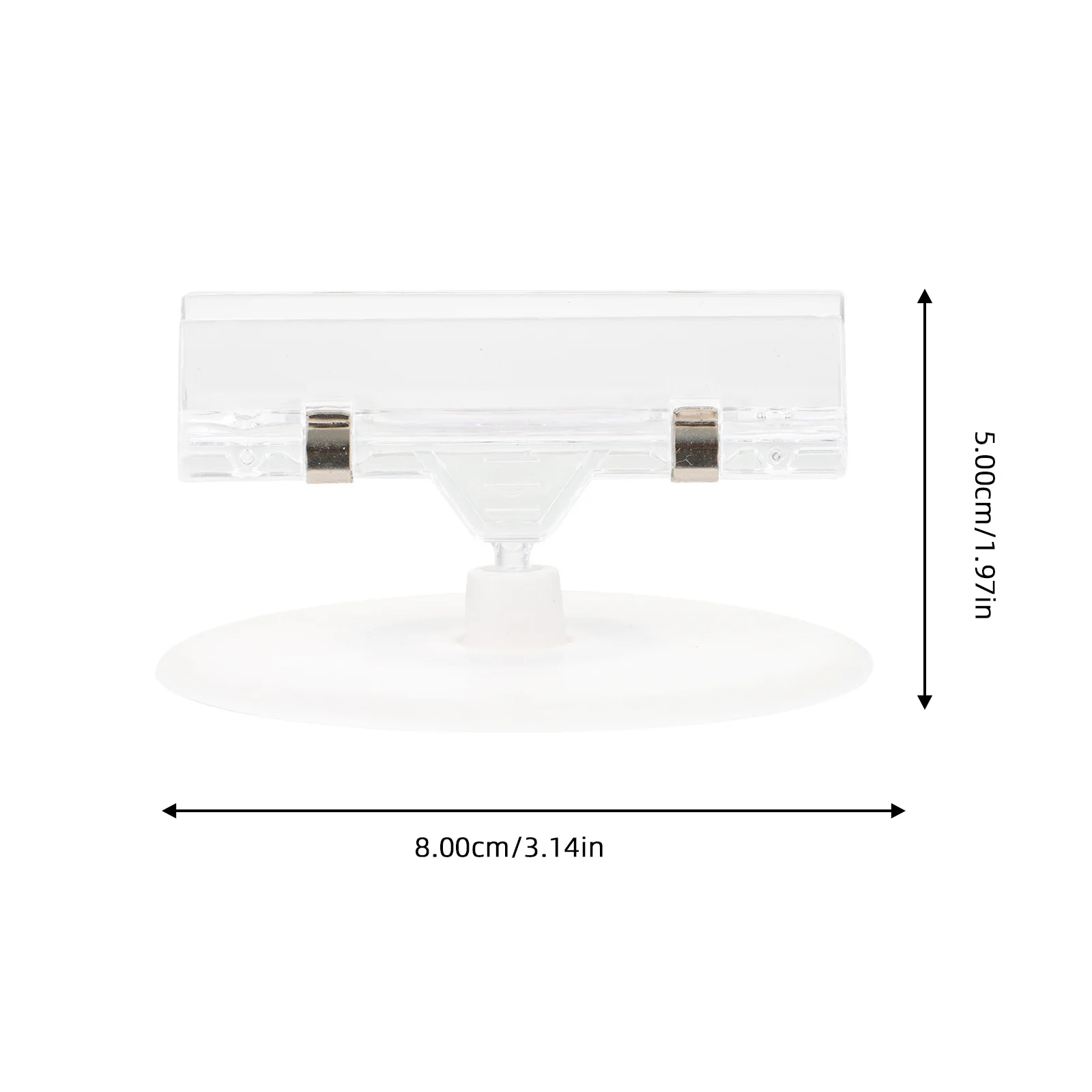 Clip pubblicitarie da 4 pezzi Clip pubblicitaria forte perfetta per supermercato Espositore per prezzi al dettaglio Clip per etichette Porta cartellino del prezzo