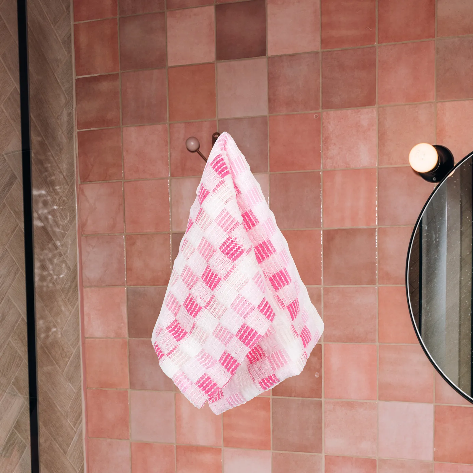 

2Pcs Gentle Exfoliating Mesh Bath Towel Long Strip Shower Scrubber for Body Dead Skin Removal Quick Drying Space Saving Bathroom