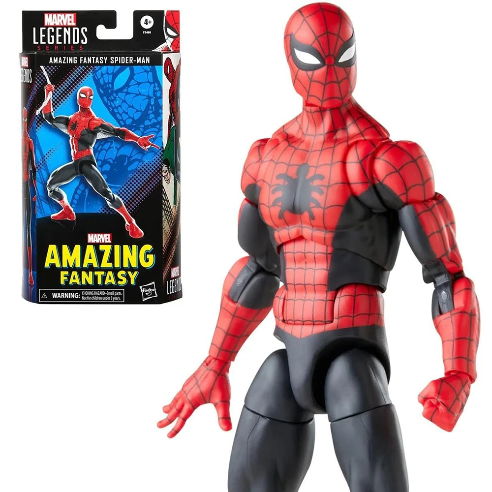 

[In-Stock] Hasbro Marvel Legends Series 60th Anniversary Amazing Fantasy Spider-Man 15cm Action Figure Model Ornament Gift Toys