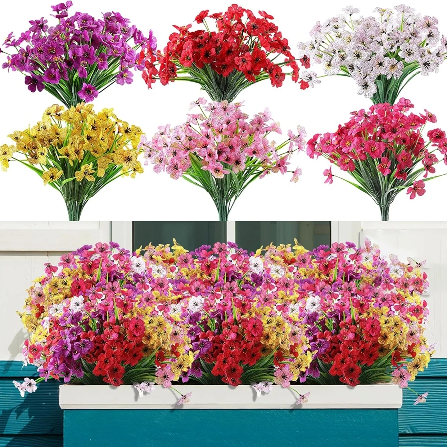 

Artificial Flowers Aquatic Plant Wedding Bridal Bouquet Scrapbooking Home Room Decora Vase Outdoor Yard Garden Bonsai Festival