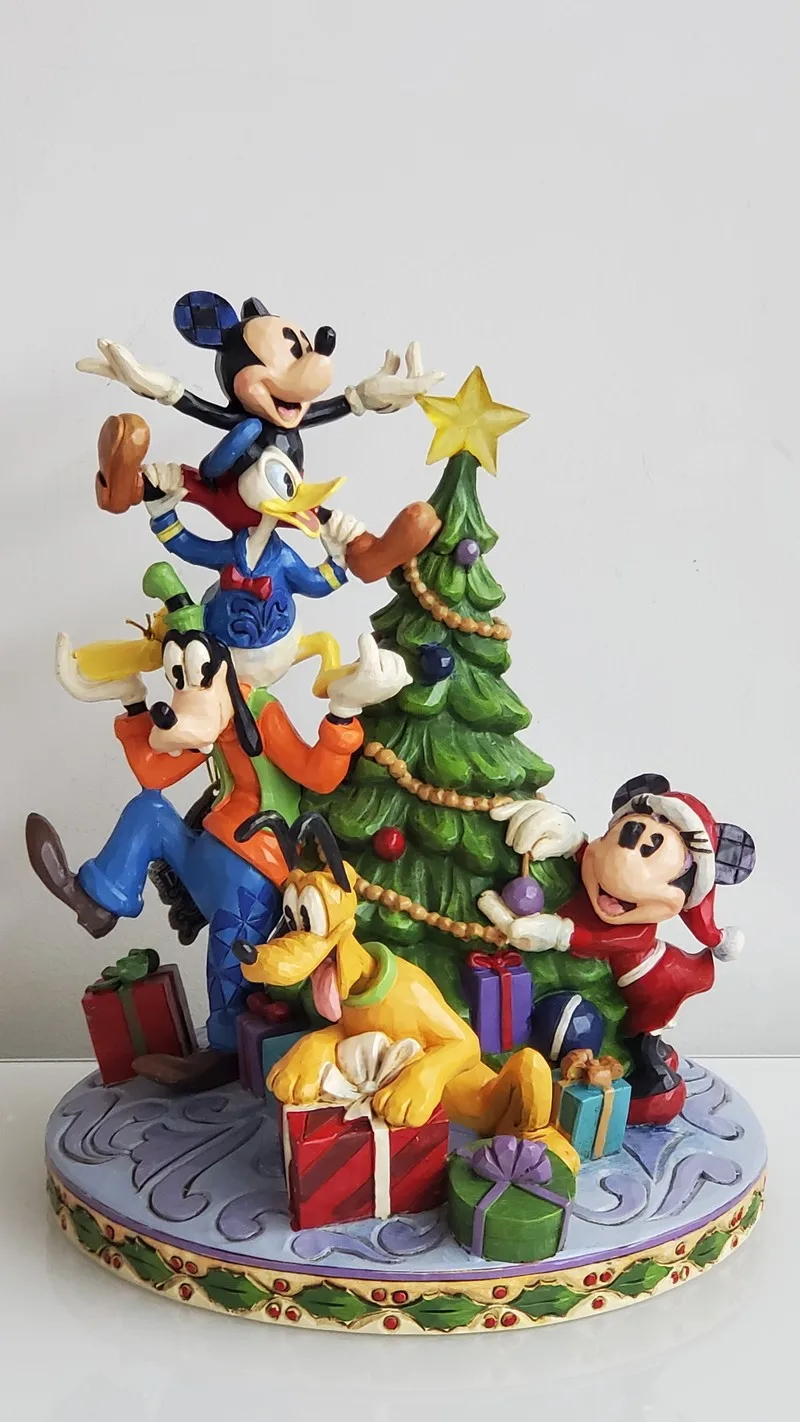 Disney Lights Up Mickey And Friends Christmas Tree Original Decorations With Authentic Handmade New Year Gift