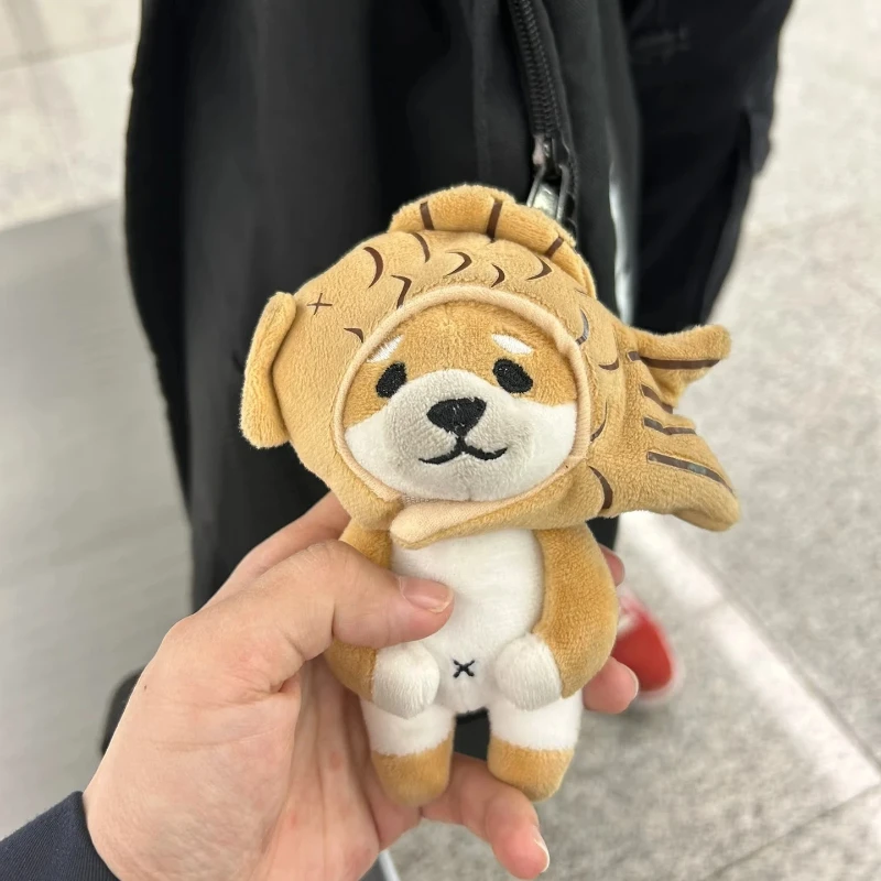 Niedlicher Welpen-Plüsch-Schlüsselanhänger, kreatives Ferkel-Plüschpuppen-Rucksack-Anhänger, niedliches Plüschtier-Spielzeug als Geburtstagsgeschenk für ein Mädchen