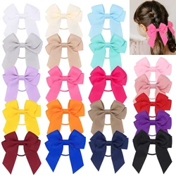 2pcs Sweet Hair Ribbon Hair Band for Girls Toddler Cheer Bows Head Rope Kids Headwear Double Ponytail Support Hair Accessories