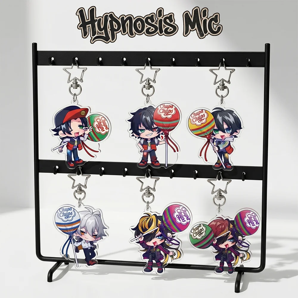 Акриловая подставка 6 см по аниме Hypnosis Mic с персонажами Аохитсуги Саматоки и Амемурой Рамуд, милый брелок для сумки, брелок для ключей от машины, брелок для сумки, подарок для фанатов