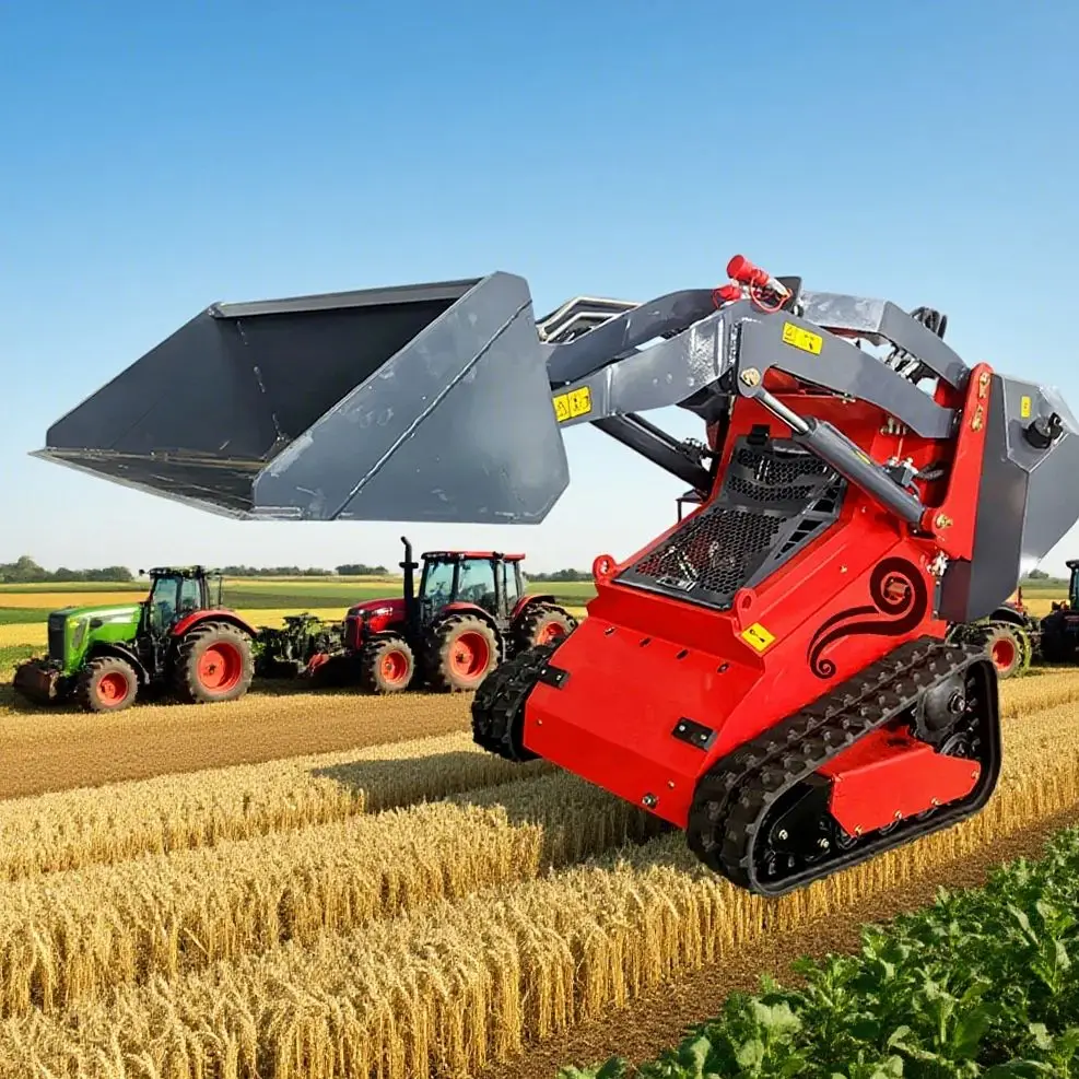 

Ce certified sliding steering loader small customized product loader sliding steering mini