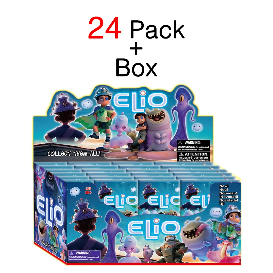 24 stücke Anime Elio Blind Box Figur Action Figur Kits PVC Modell Spielzeug Passenden karten Großhandel Karte Überraschung Tasche Geschenk