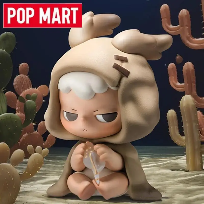 POP MART Kubo City of Sunset Series Boneka Mainan Blind Box Asli Kotak Misteri Figurine Hiasan Dekorasi Rumah Model Meja Hadiah untuk Perempuan
