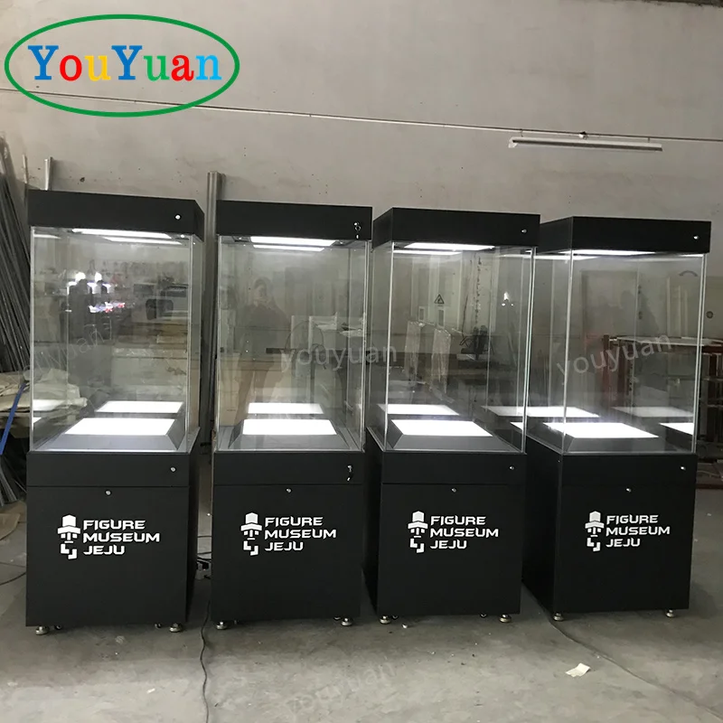 (customized)Customized museum showcases glass retail store shopping mall kiosk perfume wooden museum display cabinet