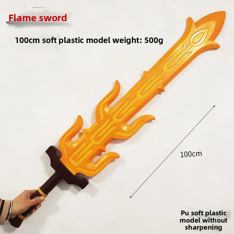 100 cm/33.37in Game PU Samurai Zwaard Speelgoed Katana Model Wapens Rekwisieten Randapparatuur Feestartikelen Ornamenten Display Vriendje Geschenken