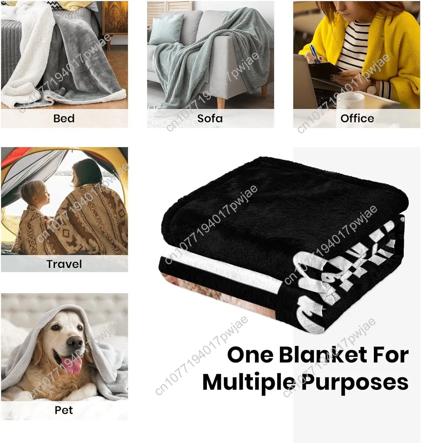 السفينة في اليوم القادم هدايا عيد ميلاد الأم للأم بطانية شخصية مع صور هدية لأمي من ابنة ابن مخصص Bla