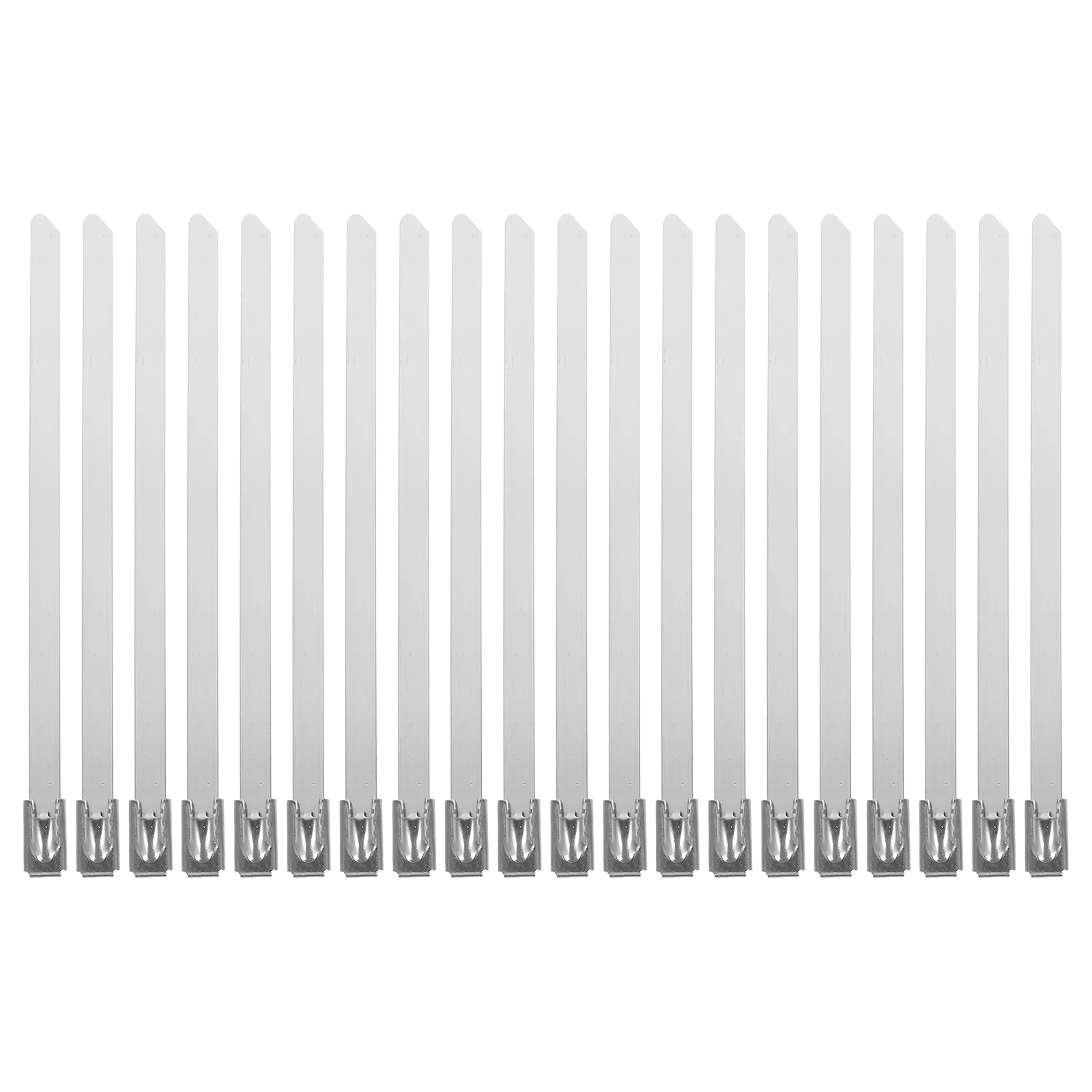 

100pcs Stainless Steel Cable Zip Ties Heavy Duty Metal Cable Organizers Perfect Construction Home