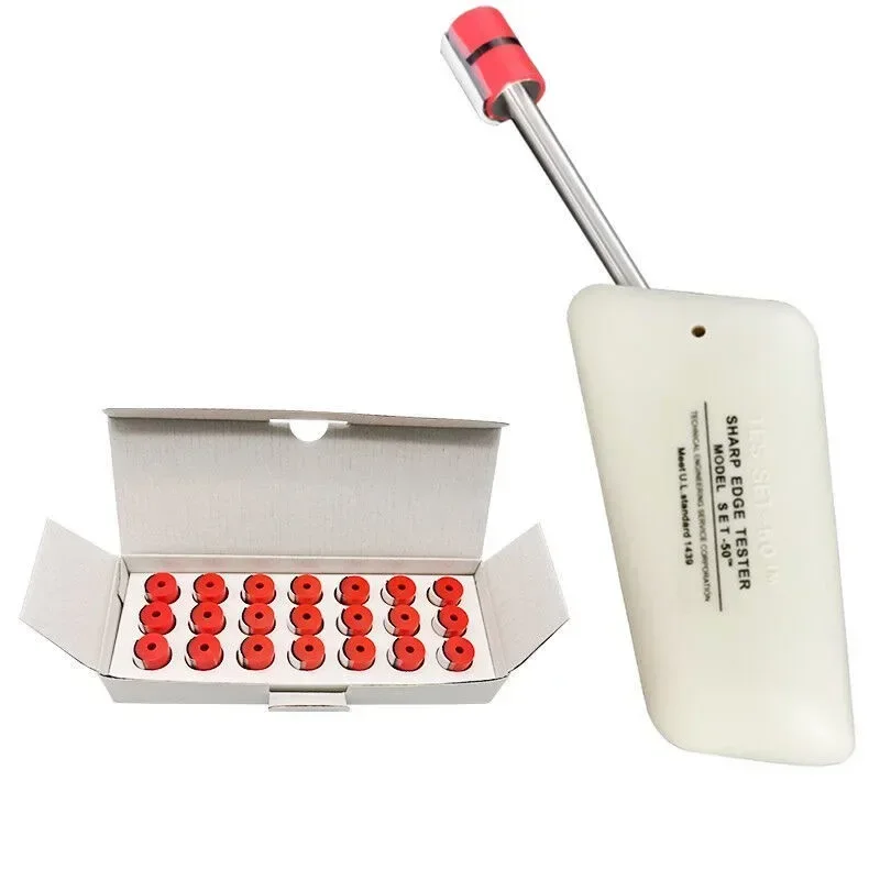 1 set Sharp Edge Tester Industrial Sharp Edge Test Instrument UL1439D Standard With 21Pcs TC-3 Pressure Testing Caps