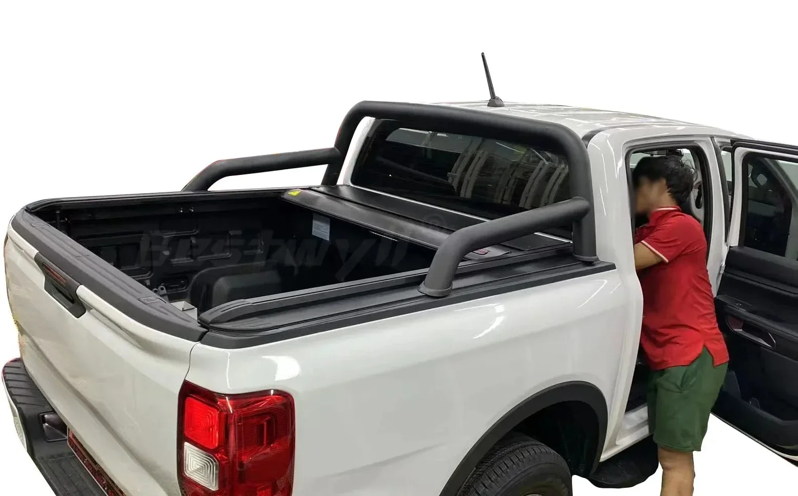 BESTWYLL New Next Gen Retractable Roller Roll Lid Shutter Electric Pickup Truck Bed Tonneau Cover For 2023  Ranger Xlt E-K81