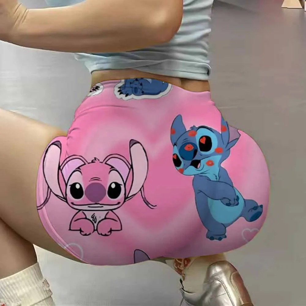 カスタムステッチイメージバレーボールバイカーワークアウトショーツ女性用ジムアスレチックヨガショーツ