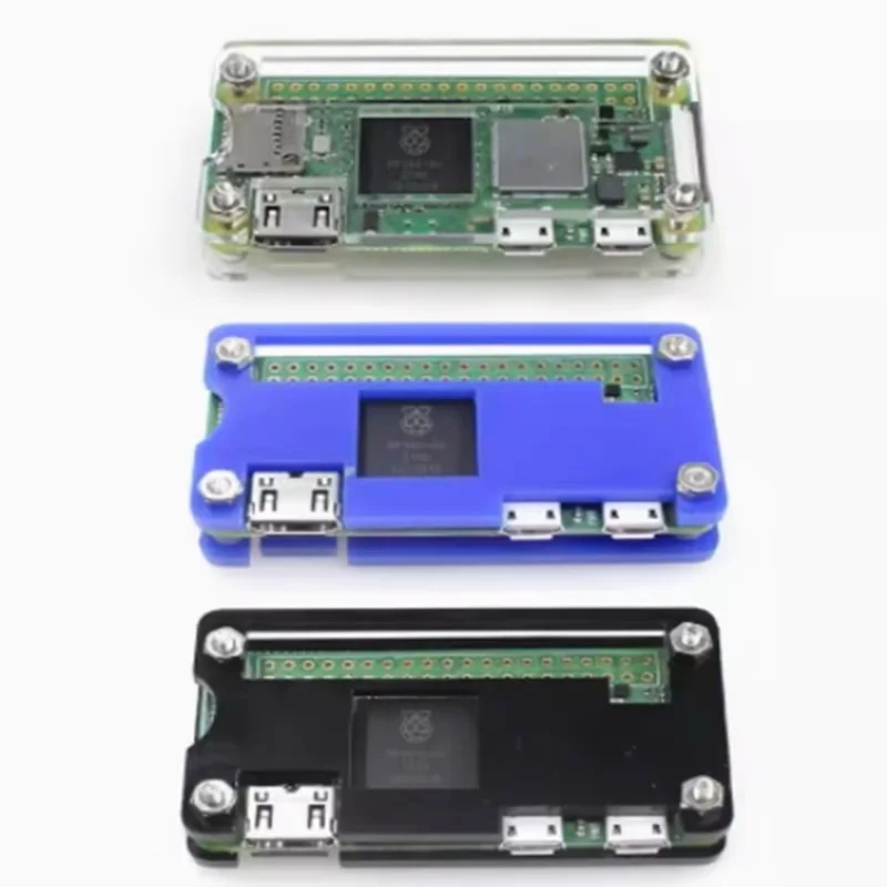 

Raspberry Pi Zero 2W с акриловым защитным чехлом и иглой