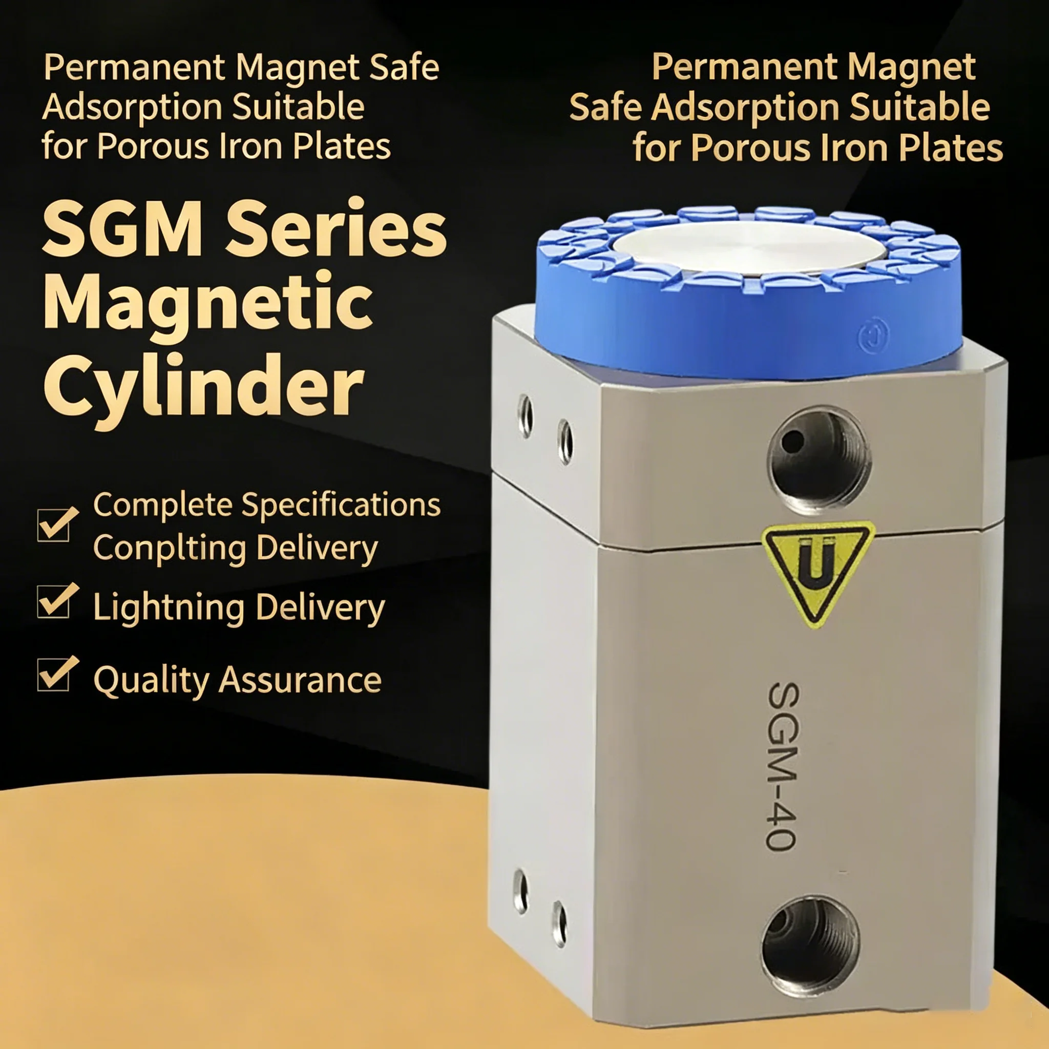 Magnetic Pneumatic Industrial Suction Sucker cylinder SGM-30 SGM-40 SGM-50 SGM-70