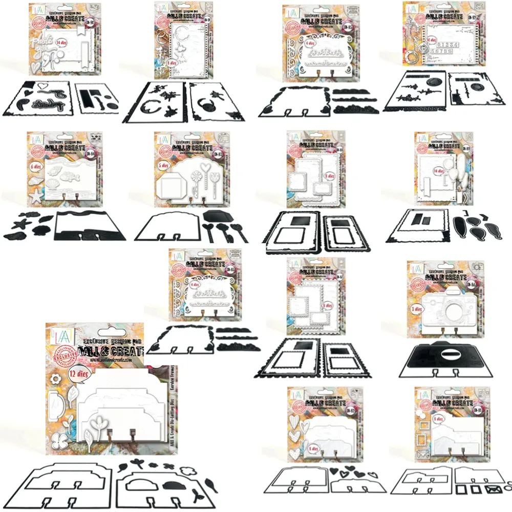 Chic Sentimenten: Verjaardagsstempels En Dies Plakboek Dagboek Decoratie Stencil Embossing Sjabloon Diy Wenskaart Handgemaakt