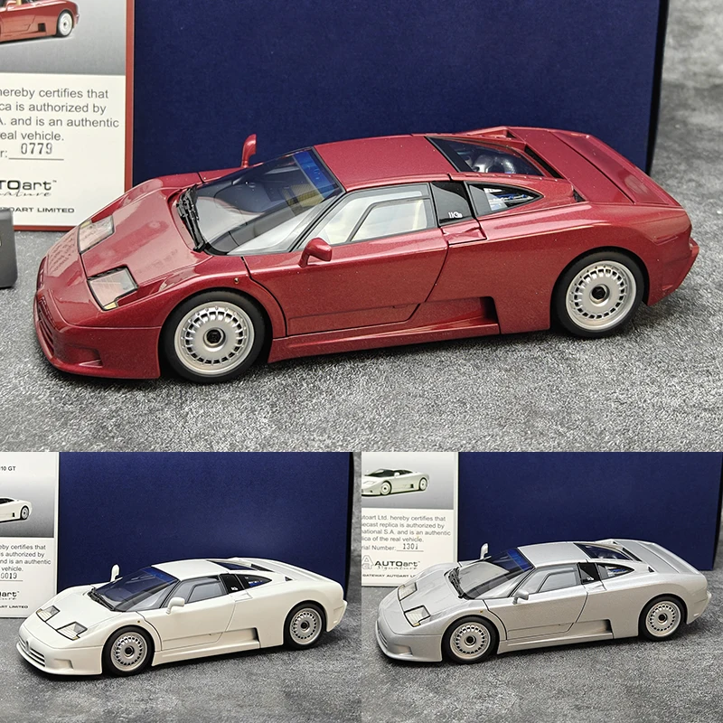 Autoart 1:18 para EB110 GT, Modelo de Coche de Aleación a Escala, Colección, Regalo de Colección