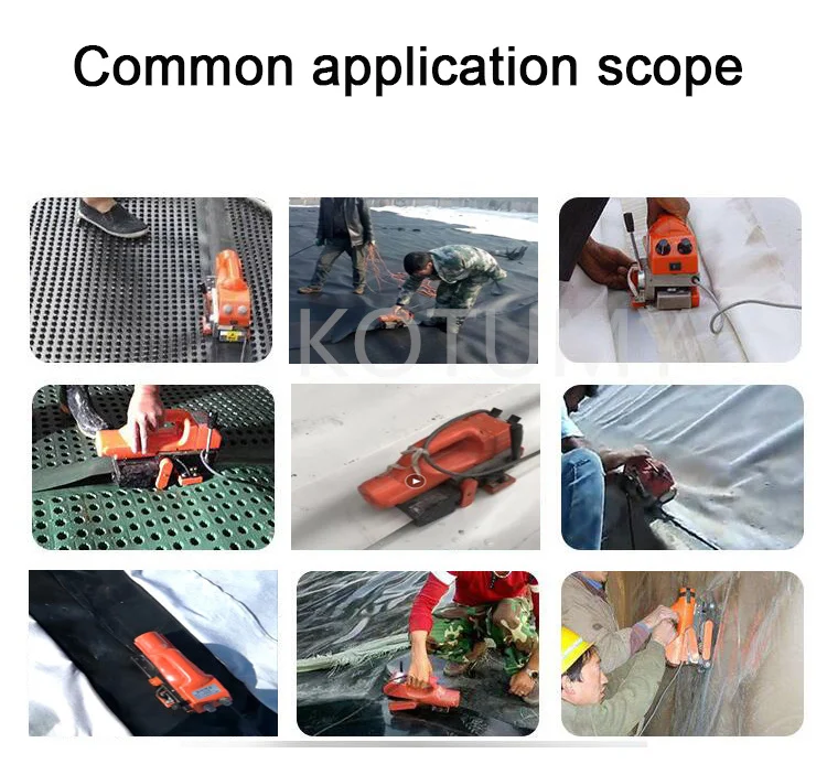Geo membrane Welding Machine HDPE Sheet Plastic Pond Liner Welder PVC Repairing Welding Machine Hot Wedge Welder TH-501 220V