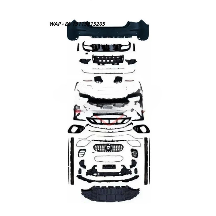 High Quality W223 Car Body Kit Upgrade to S63  Style Includes Front Rear Bumper Assembly Grille New Condition for