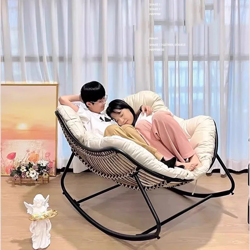 현대 럭셔리 거실 의자 악센트 라운지 흔들리는 북유럽 의자 안락 의자 편안한 인체 공학적 Poltrona 홈 가구