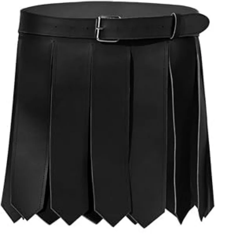 

Halloween Medieval Retro Roman Unisex Black Dress Knight Warrior Gladiator Carnival Party Stage Cosplay Performance Costume 2025