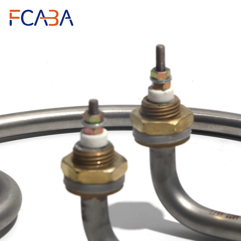FCABA Stainless Steel Heating Tube Element 220V 2800W Electric Water Heater Pipe for Water Heating