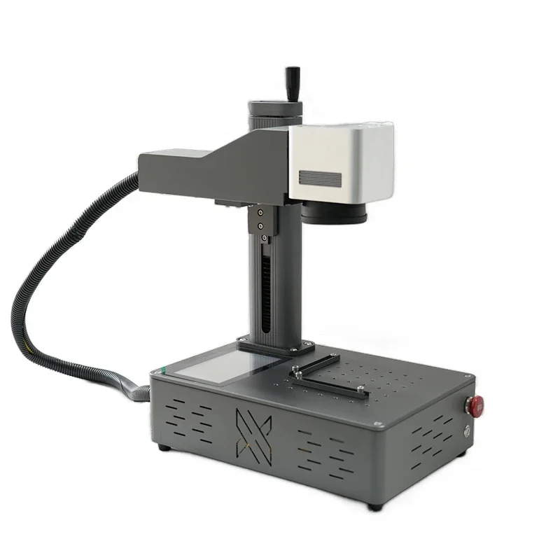 

30w Portable Fiber Desktop Marking Engraving Printing Machine For Metal Plastic Steel Aluminum