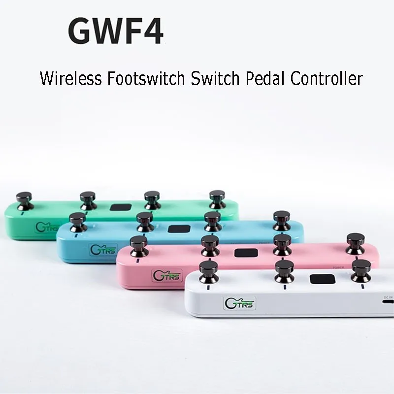 Mooer GWF4 Wireless Footswitch Switch Pedal Controller for Prime P1 Smart Guitar Pedal and Gtrs Electric Guitar