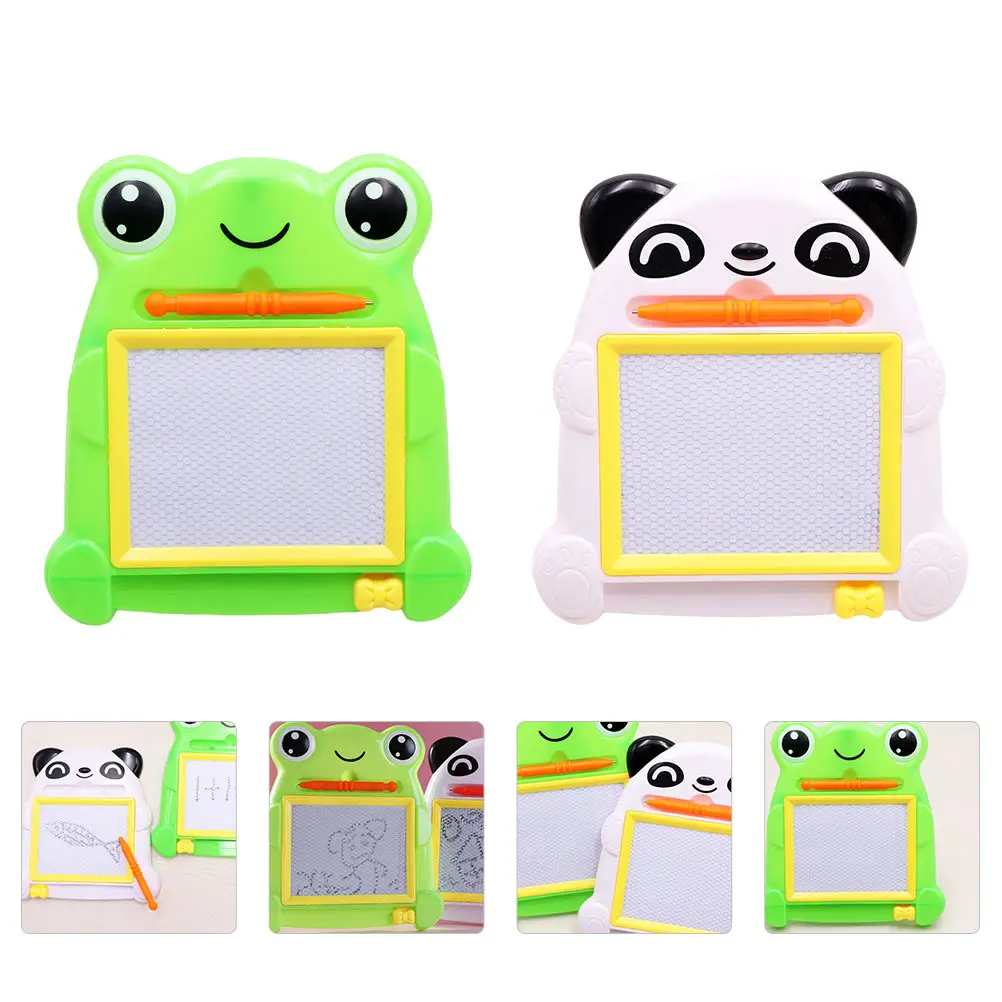 

2 Sets Children's Writing Board Kids Toy Plaything Magnetic Early Educational Cartoon Drawing Creative Painting Learning